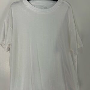 Aerie Classic White Short Sleeve Tee